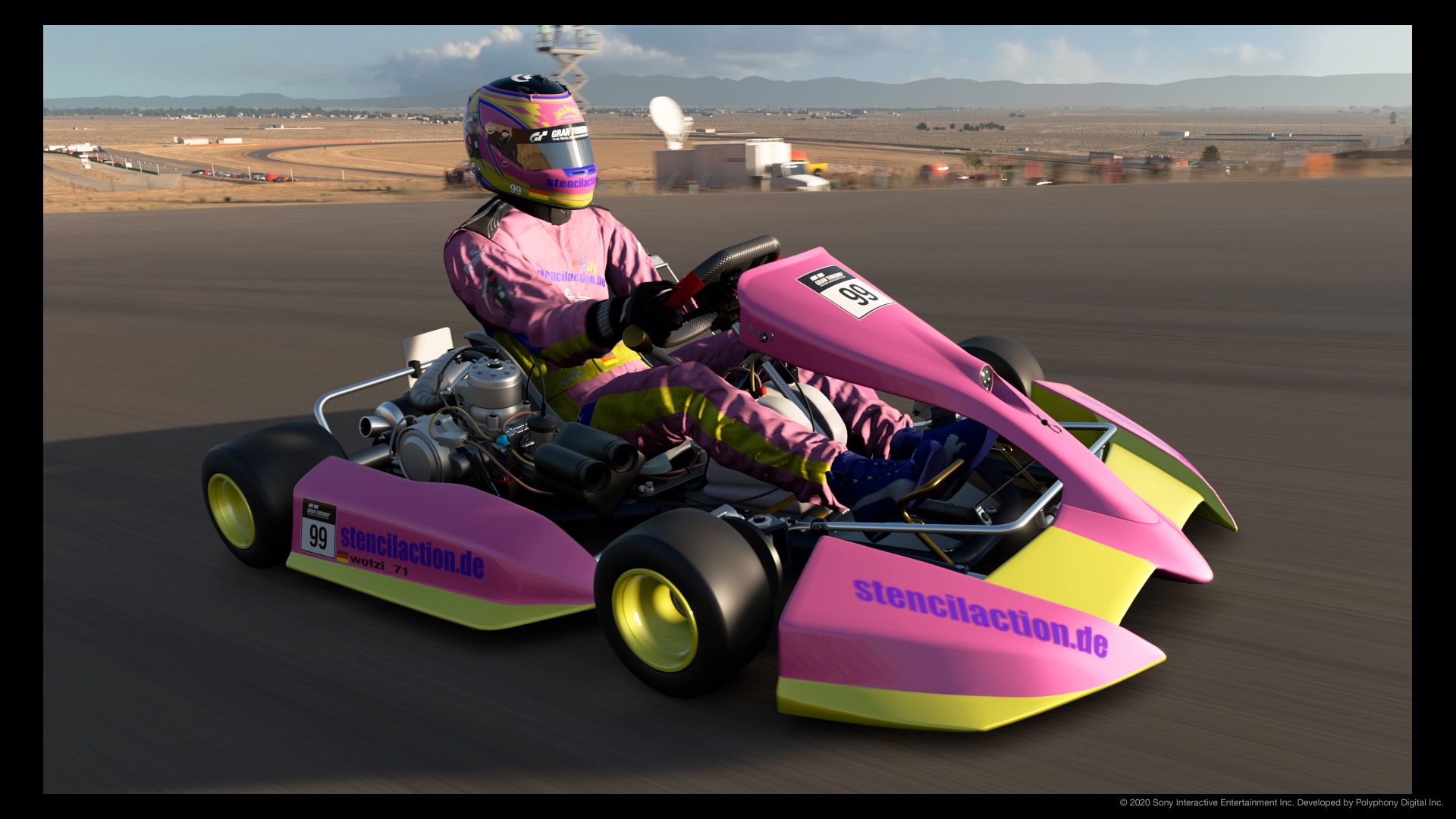 GVC World Tour - Outtake - Rennen 2 - GVC Hart am Kart! Willow Springs International Raceway: Horse Thief Mile