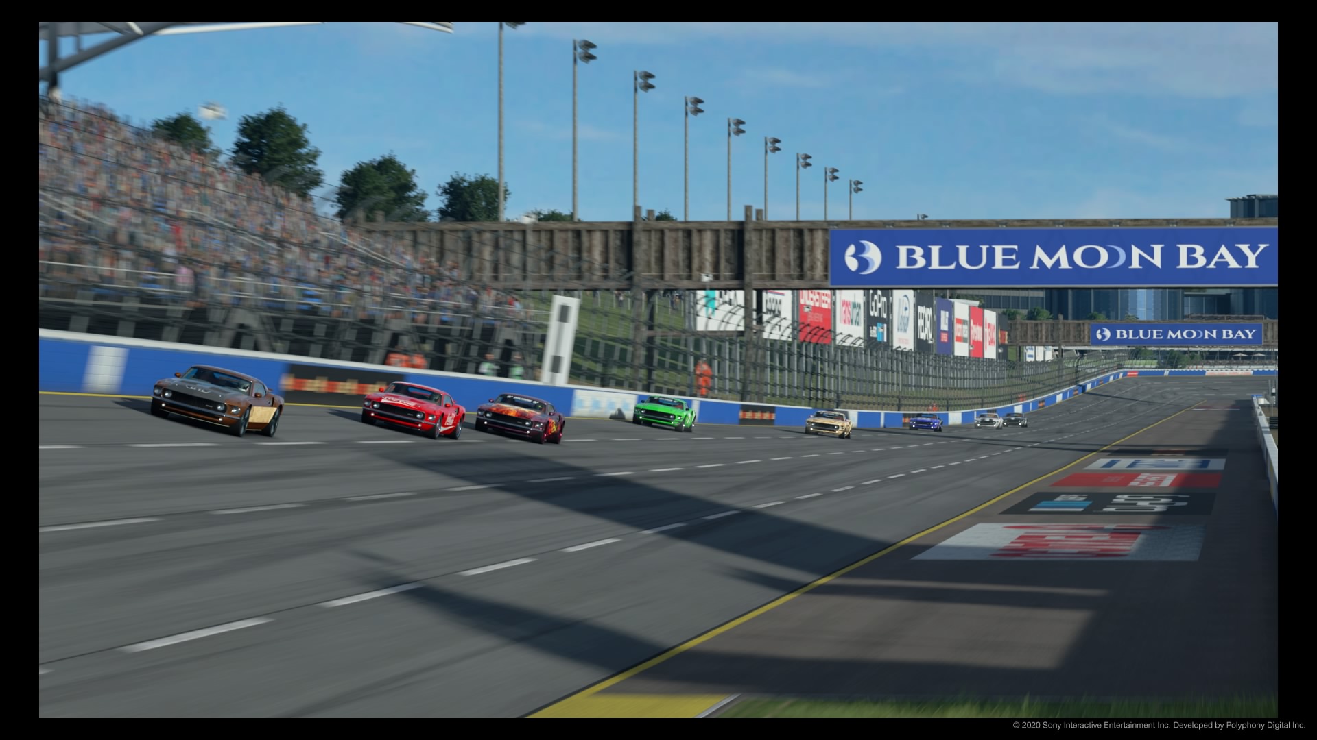 GVC World Tour - Outtake - Rennen 11 - GVC NASCAR TEASER - BLUE MOON BAY SPEEDWAY - N800/N1000 - GRAN TURISMO MACH FORTY