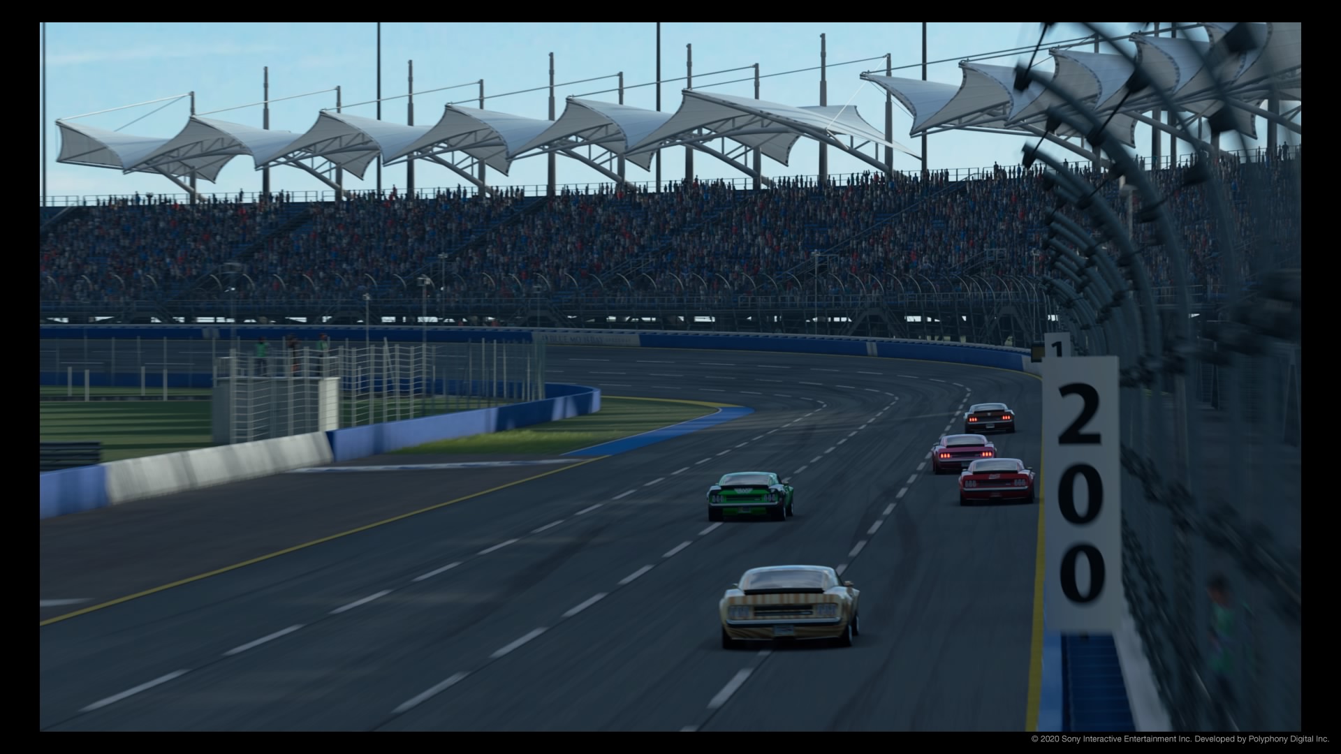 GVC World Tour - Outtake - Rennen 11 - GVC NASCAR TEASER - BLUE MOON BAY SPEEDWAY - N800/N1000 - GRAN TURISMO MACH FORTY