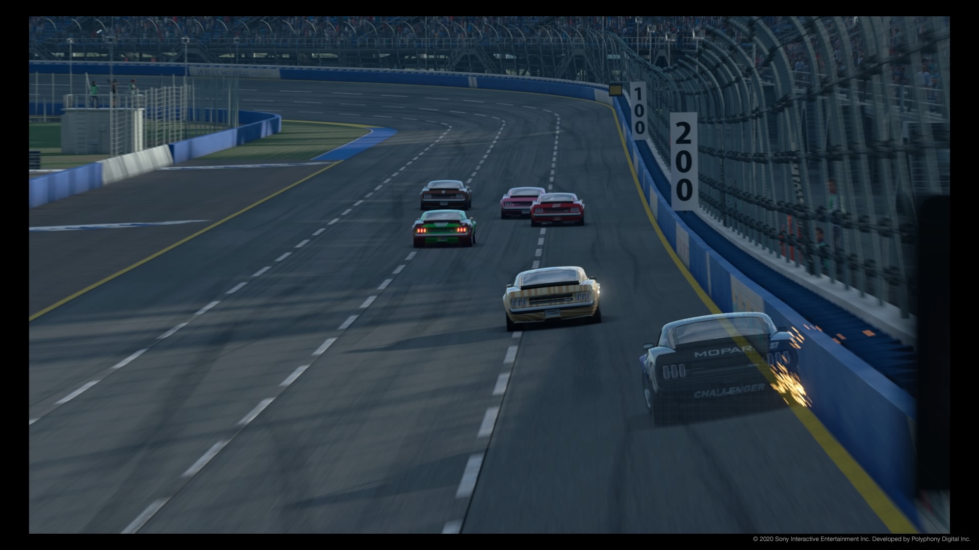 GVC World Tour - Outtake - Rennen 11 - GVC NASCAR TEASER - BLUE MOON BAY SPEEDWAY - N800/N1000 - GRAN TURISMO MACH FORTY