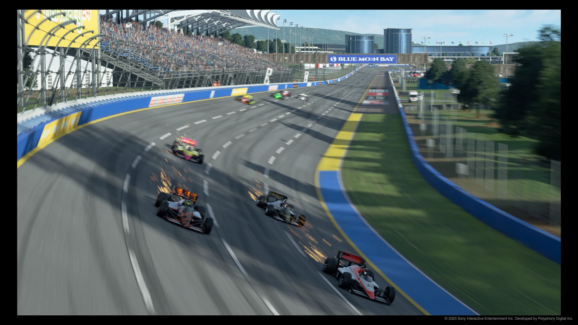 GVC World Tour - Outtake - Rennen 12 - GVC INDICAR TEASER - BLUE MOON BAY SPEEDWAY - GR.X - GRAN TURISMO F1500T-A