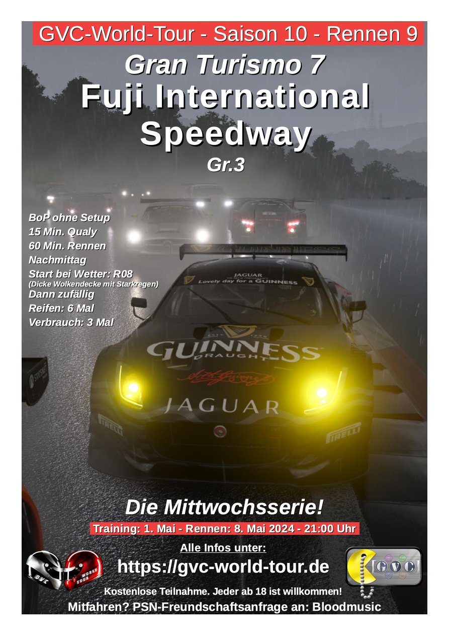 Saison 10 - Rennen 9 - Fuji International Speedway - Gr.3